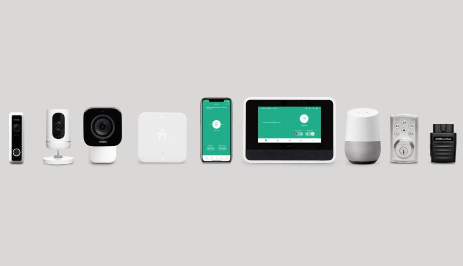 Vivint home security product line in West Palm Beach